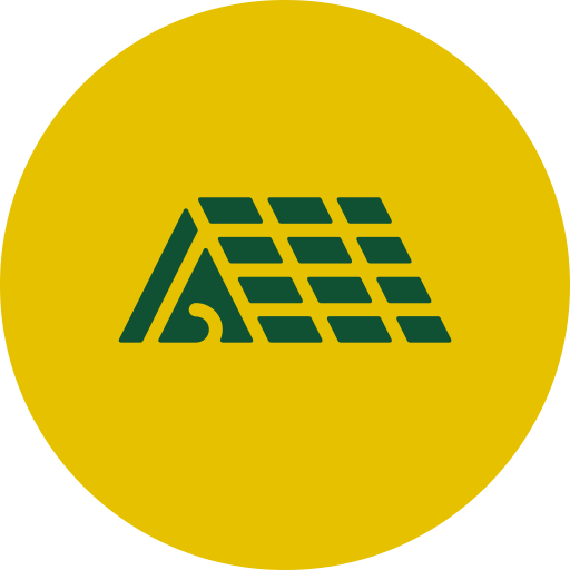 Asphalt shingle roof icon